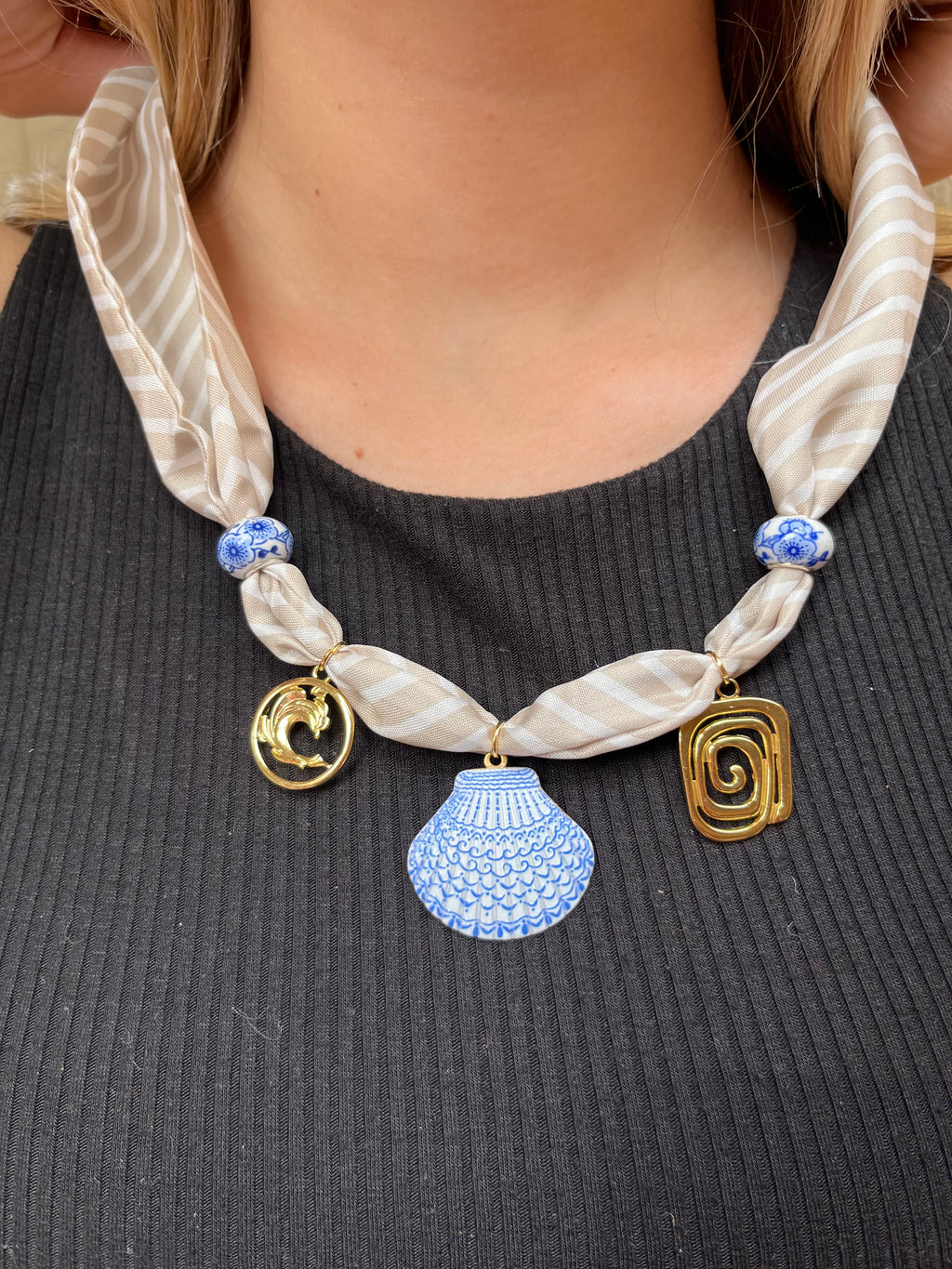 Bandana Charm Necklace