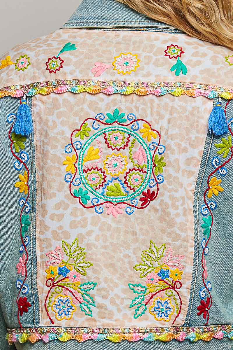 POL Summer Fun Denim Jacket
