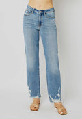 Judy Blue High Waisted Straight w/ Destroy