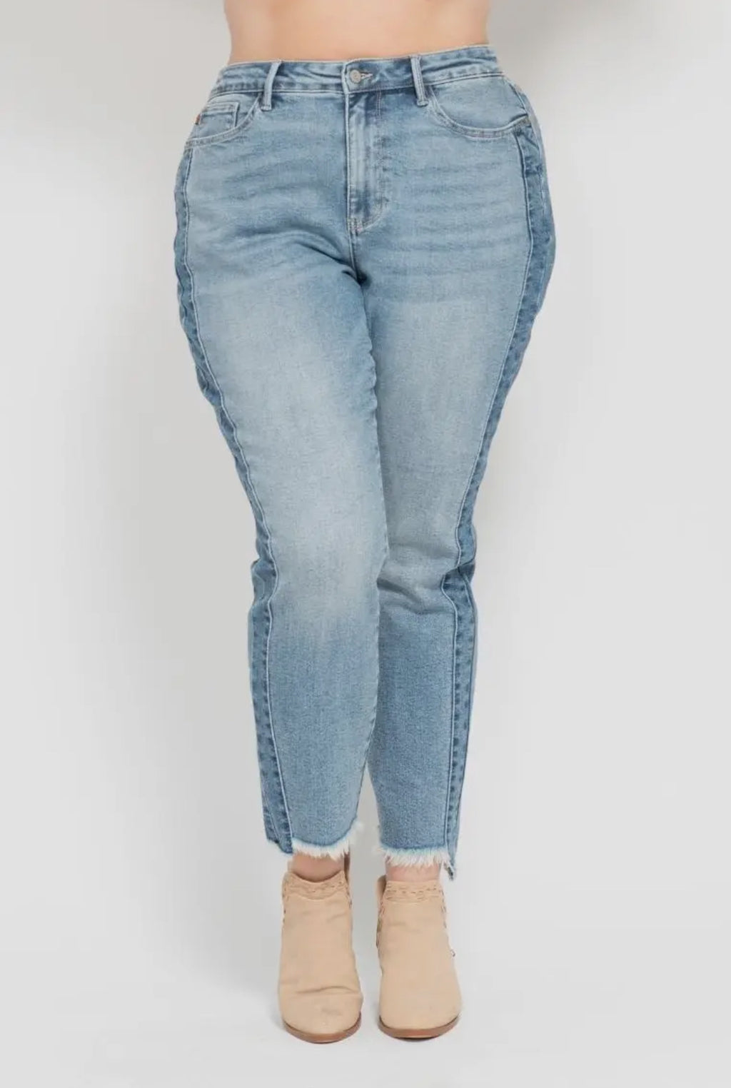 Judy Blue Plus Vintage Side Panel Detail