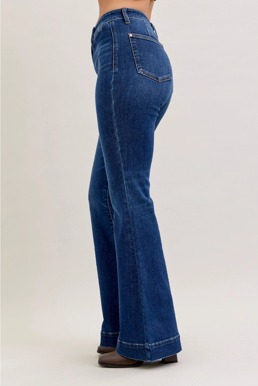 Judy Blue High Waisted Trouser Flare