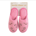 Christmas Slippers Candy Cane