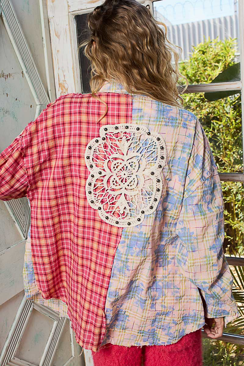 Crochet Patchwork Flannel