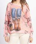 Pink Fashion Sweater