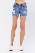 Judy Blue Lace Patch Shorts