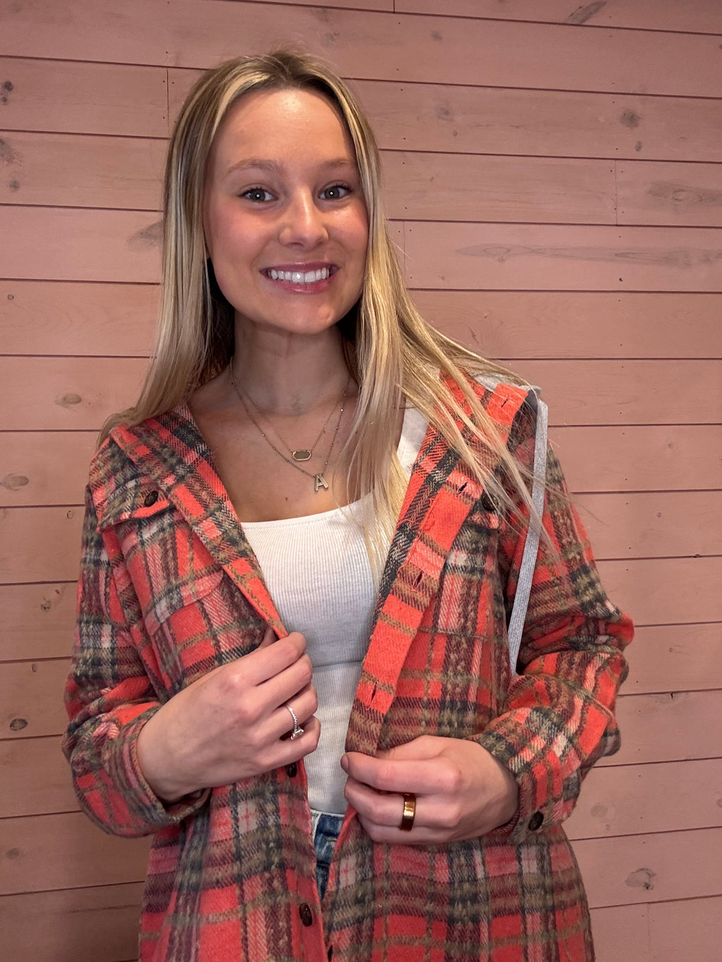 Spring Flannel Hoodie