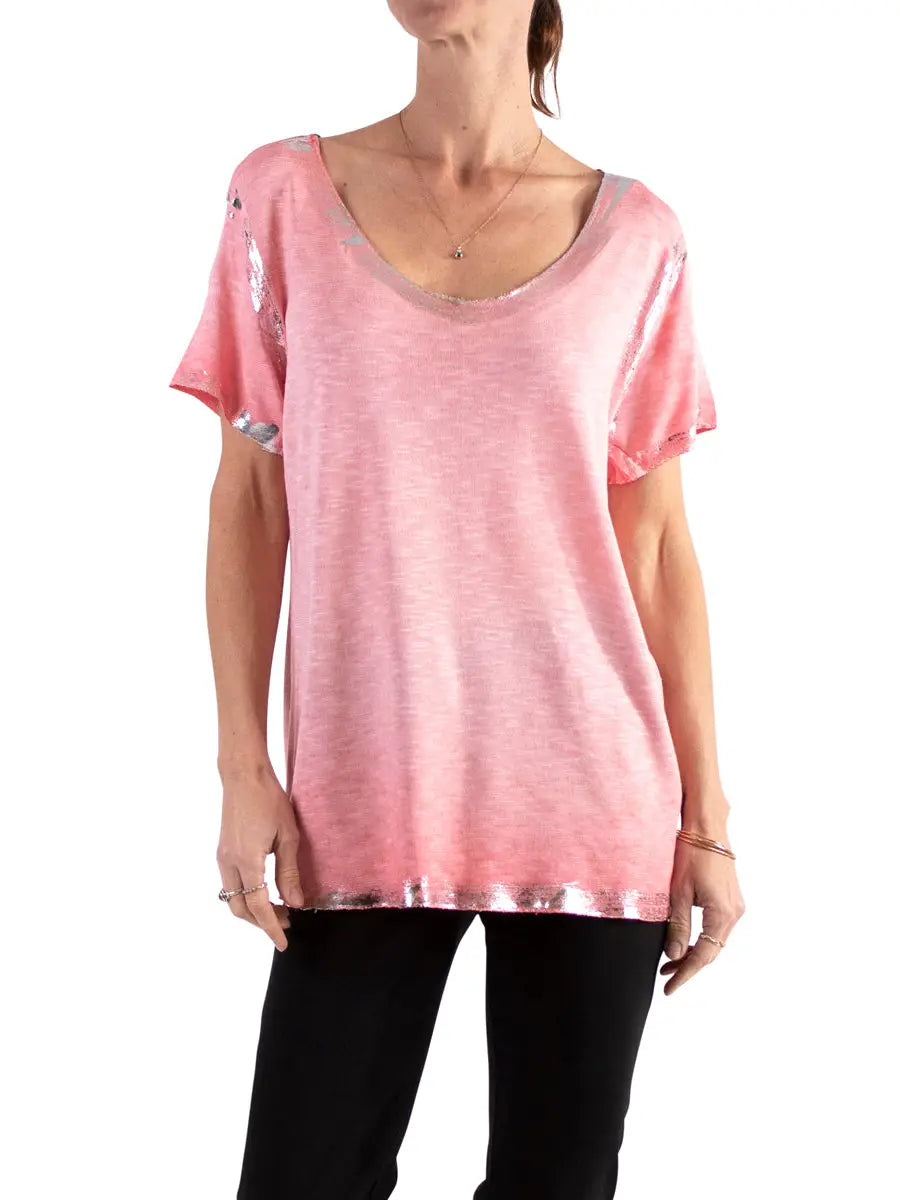 Silver Accents Top