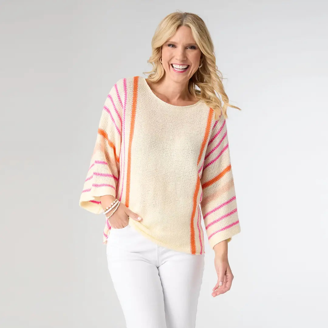 Coco and Carmen 3/4 Sleeve Sweater