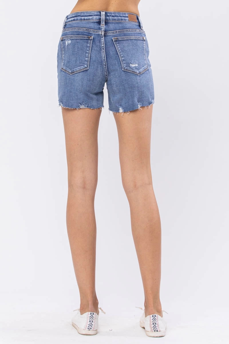 Judy Blue Lace Patch Shorts