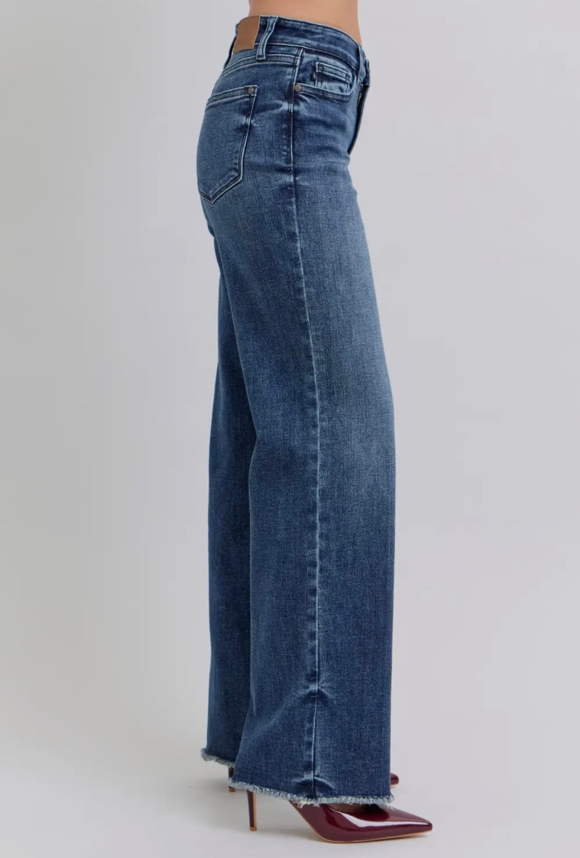 Judy Blue Mid Rise Wide Leg