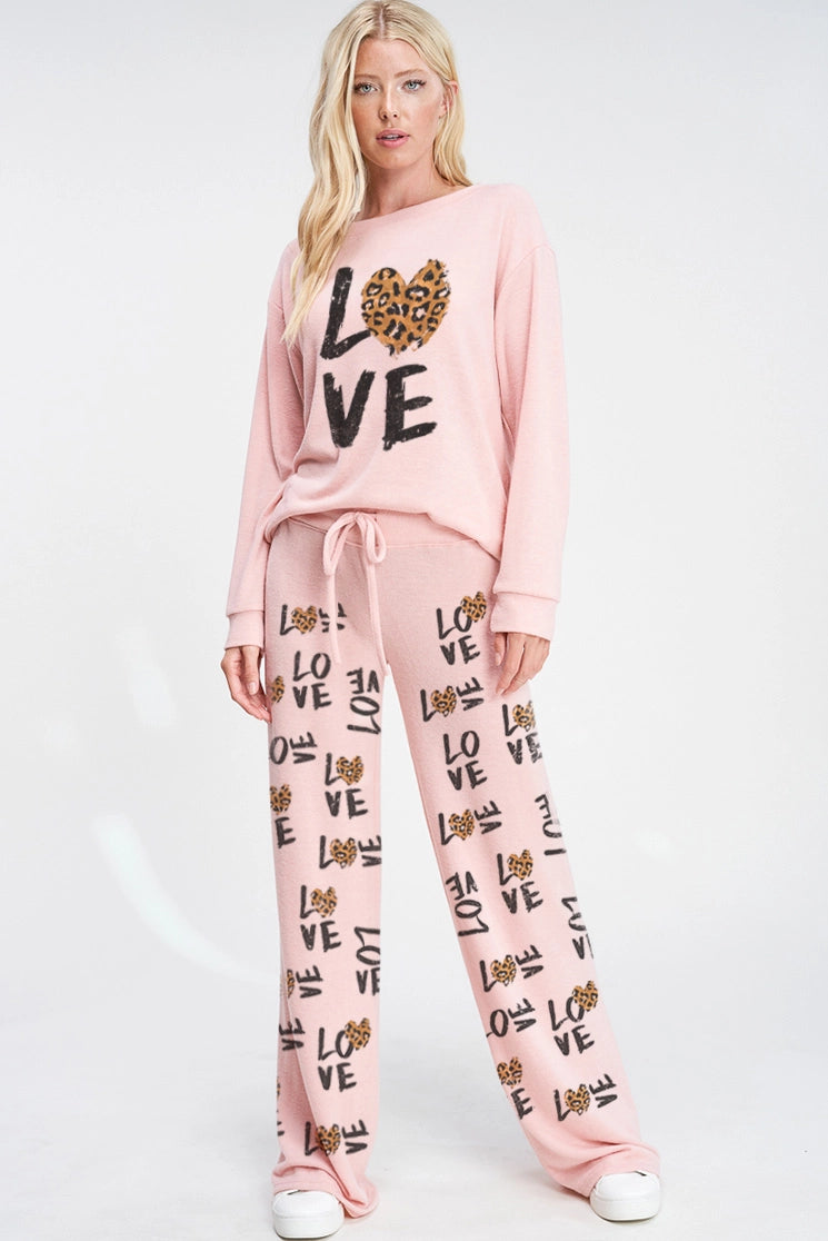 Love Leopard Lounge Set