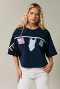 Americana Crop Top