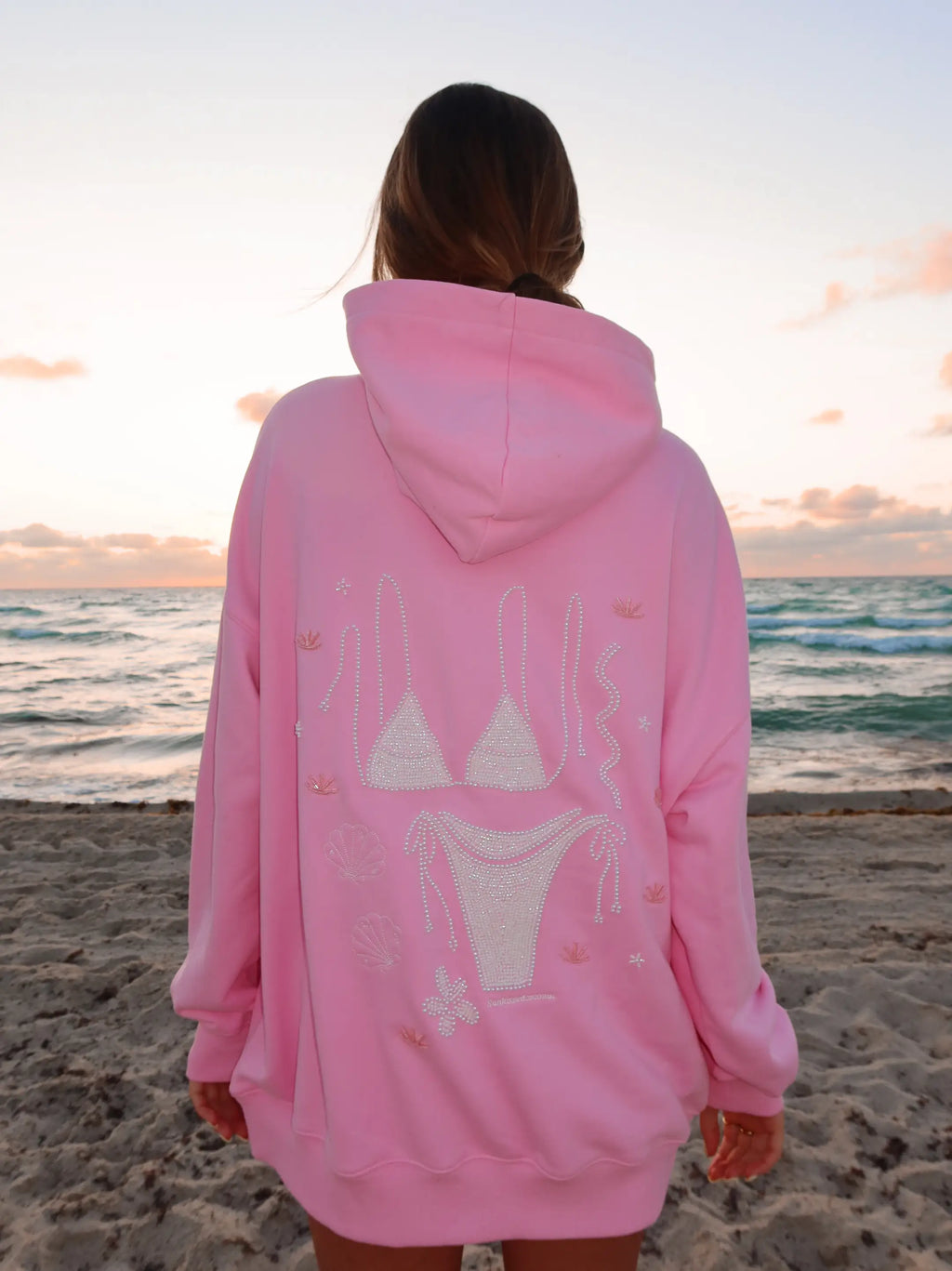 Lottie Bikini Beaded Hoodie
