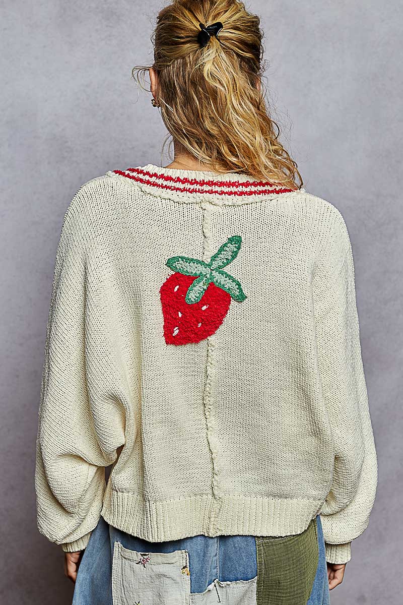 POL Strawberry Sweater