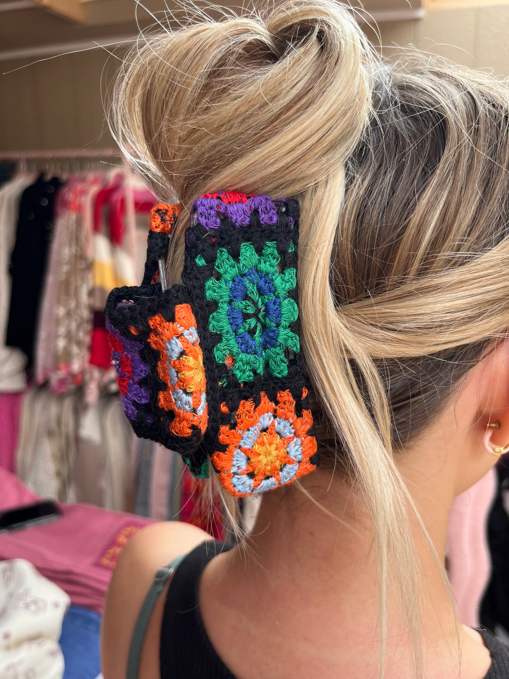 Crochet Claw Clip