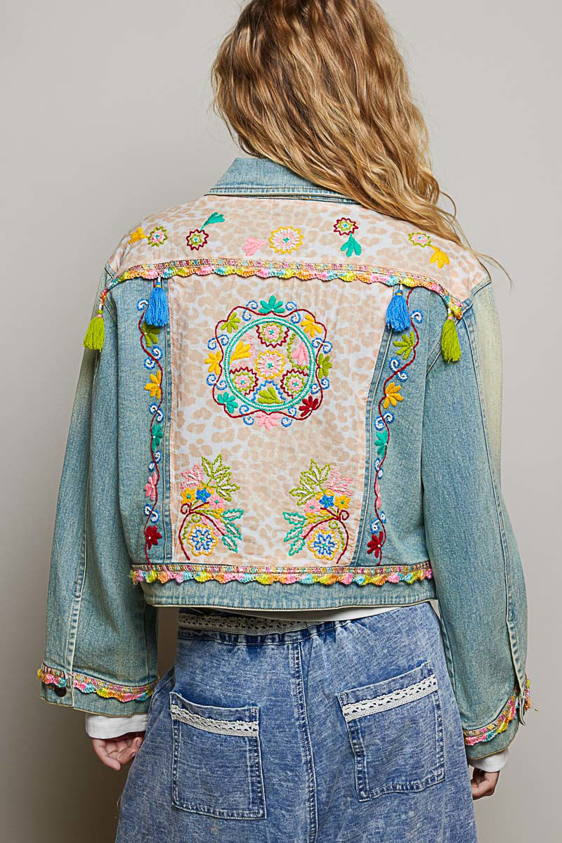 POL Summer Fun Denim Jacket